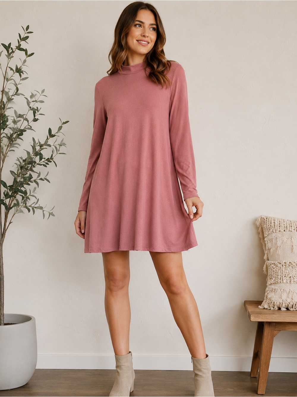 Forever 21 Blush Pink Dress Medium